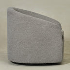 Susie Premium Bouclé Swivel Barrel Chair