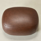 Elmer Faux Leather Ottoman