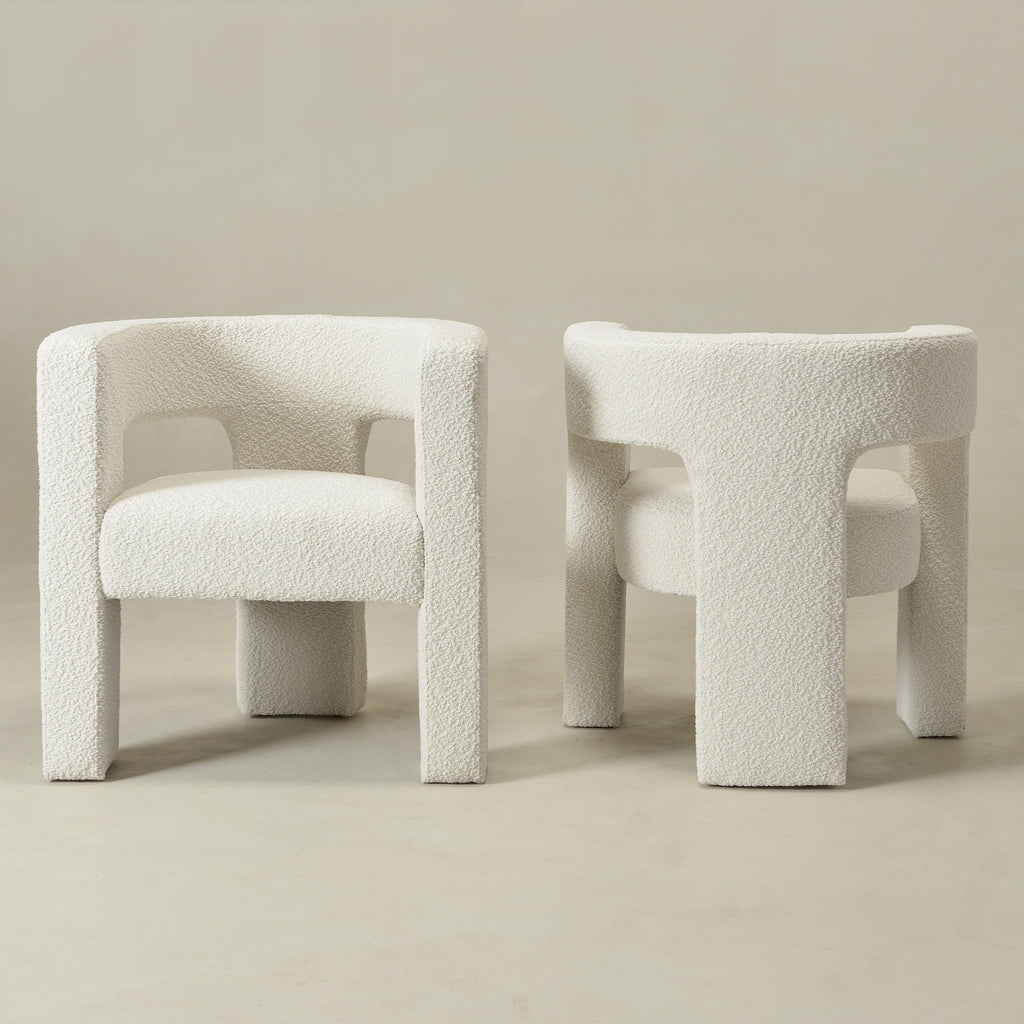 Herbert Modern Bouclé Armchair