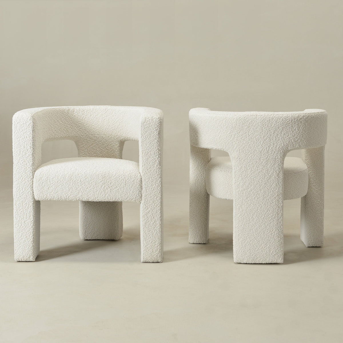 Herbert Modern Bouclé Armchair