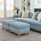 Albert Premium Linen Ottoman