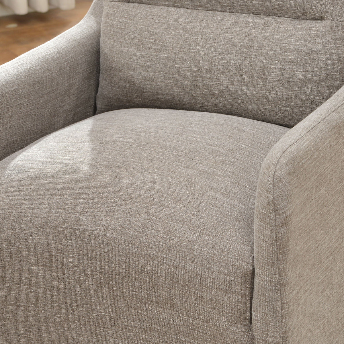 Clara Linen Slipcover Swivel Chair
