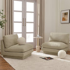 Montyne Bouclé Armless Chair