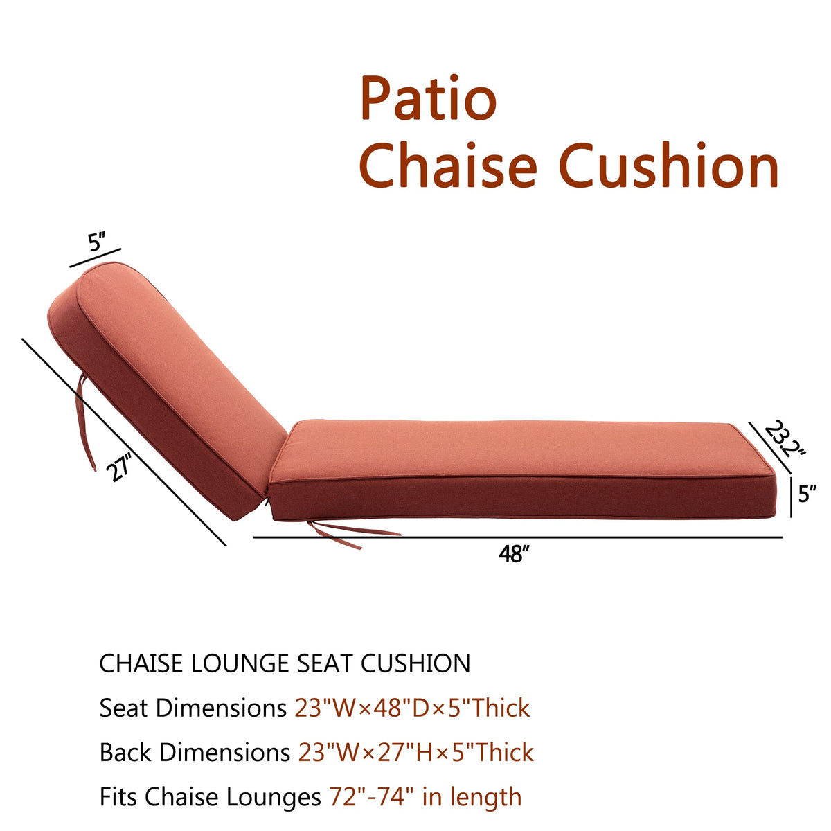 Ranu Extra Thick Outdoor Cushion Set