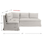 Nelly Slipcover Performance Dining Banquette