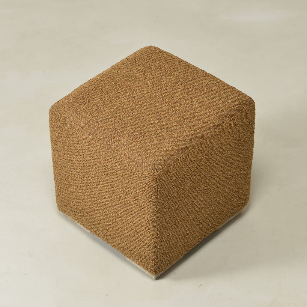 Ida Bouclé Square Ottoman