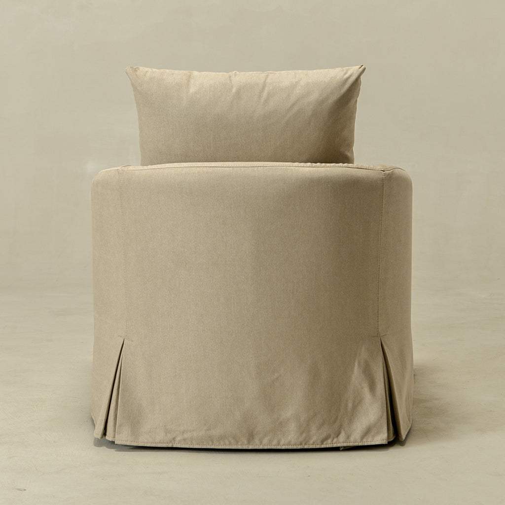 Eliza Slipcover Swivel Barrel Chair