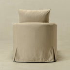 Eliza Slipcover Swivel Barrel Chair