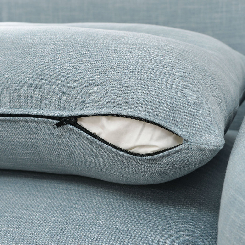 Clara Linen Slipcover Swivel Chair