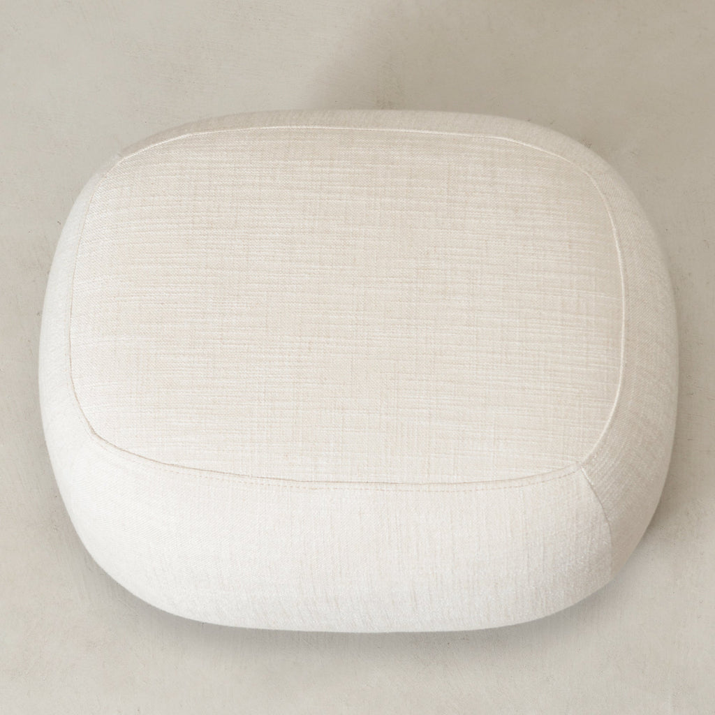 Elmer Linen Ottoman