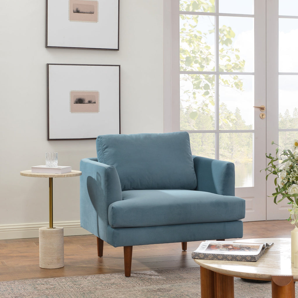 Samuel Tapered Velvet ArmChair