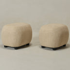 Elmer Linen Ottoman