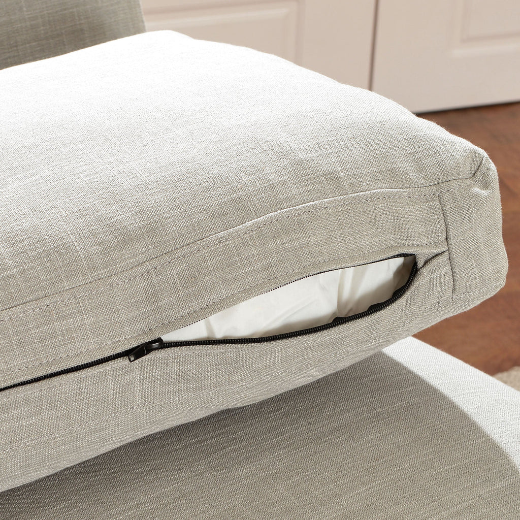 Montyne Linen Armless Chair