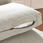 Montyne Linen Armless Chair