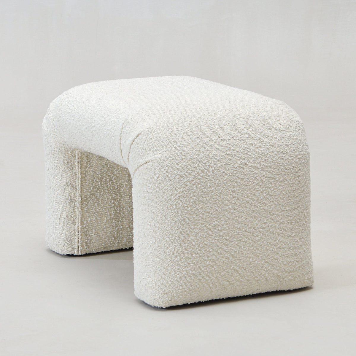 Norris Bouclé Ottoman