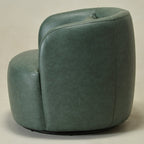 Ashlie Faux Leather Swivel Chair