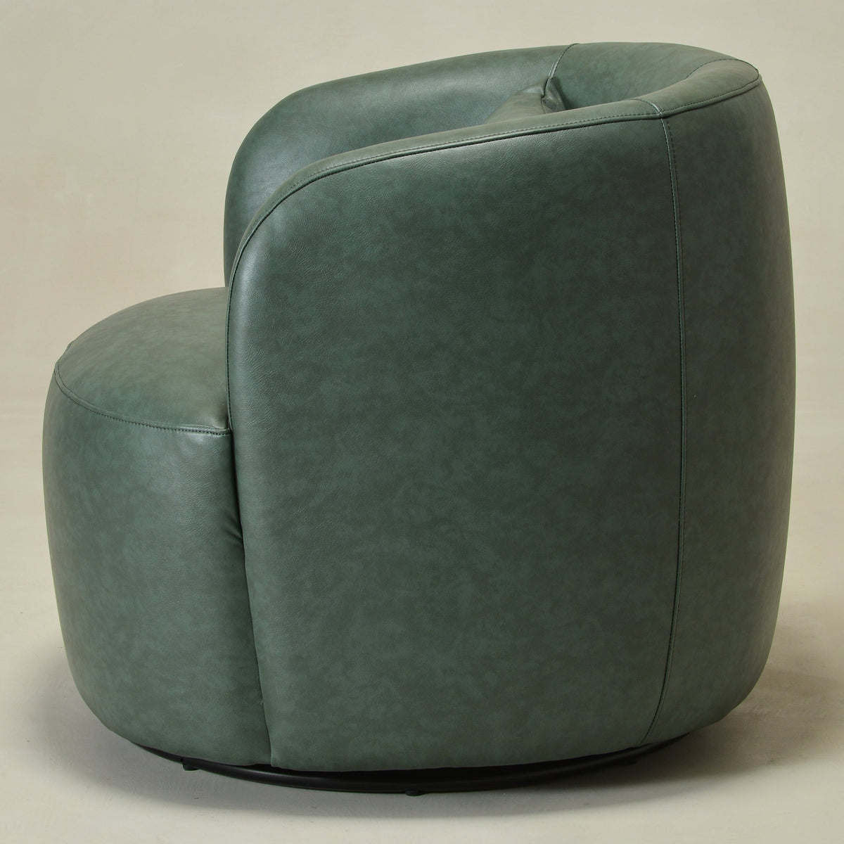 Ashlie Faux Leather Swivel Chair
