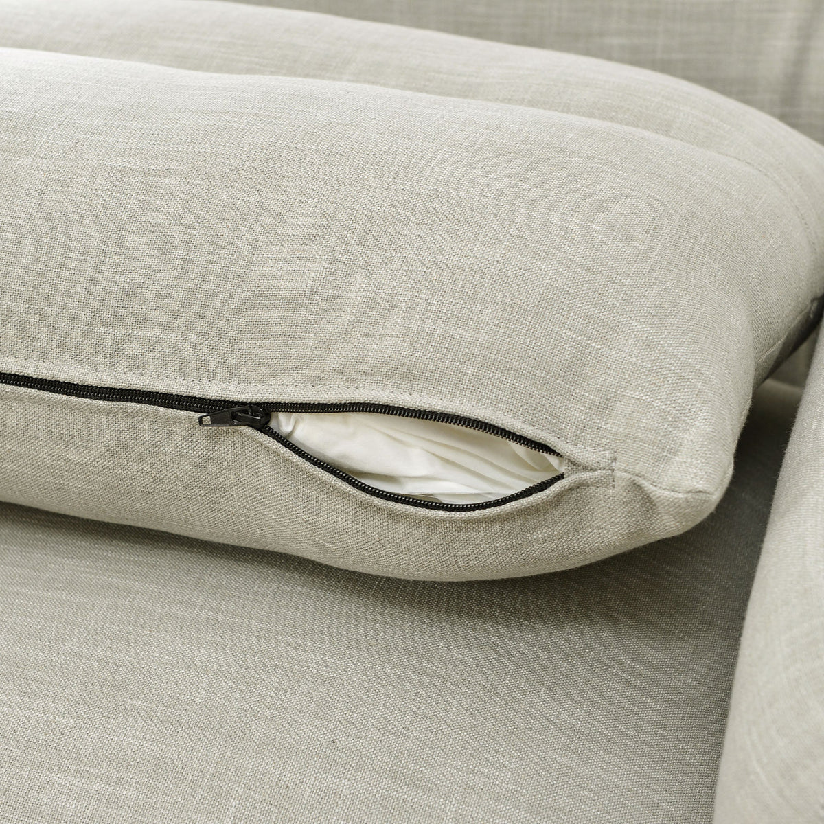 Clara Linen Slipcover Swivel Chair