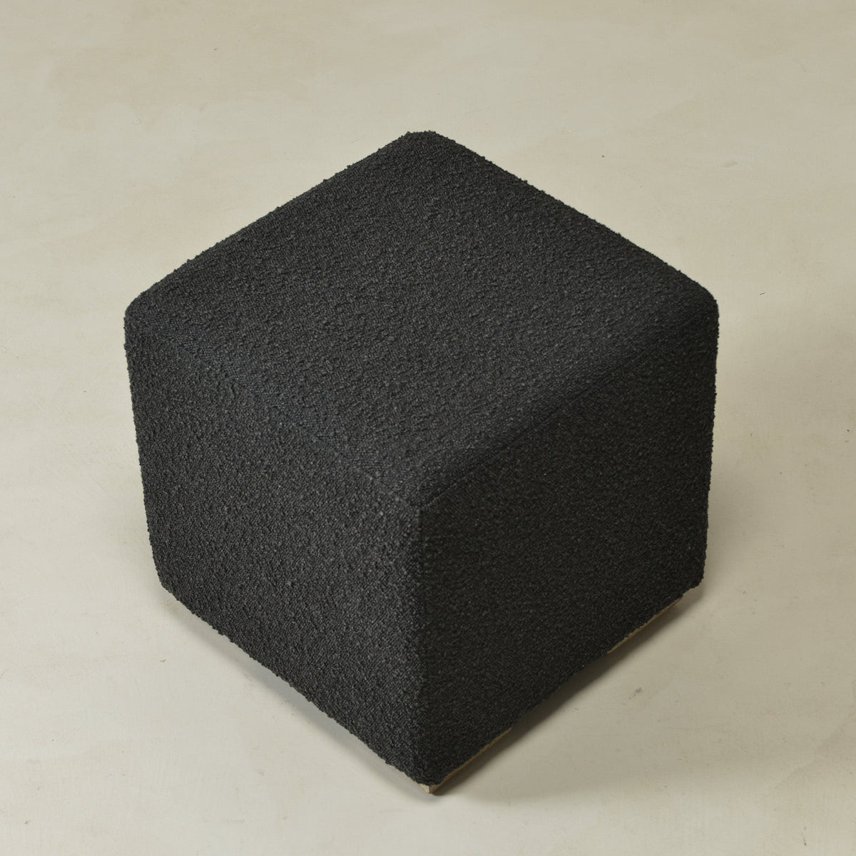 Ida Bouclé Square Ottoman