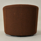 Everitte Bouclé Swivel Barrel Chair