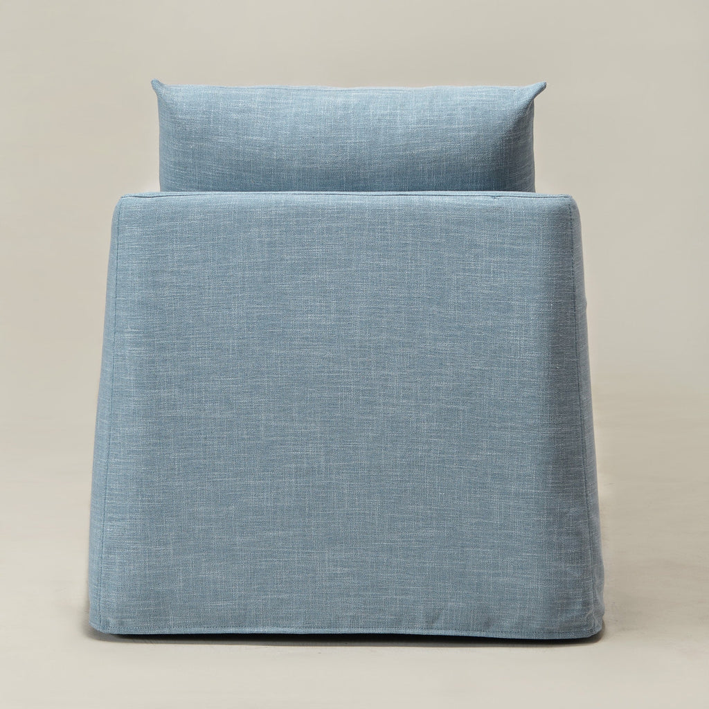 Clara Linen Slipcover Swivel Chair