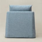 Clara Linen Slipcover Swivel Chair