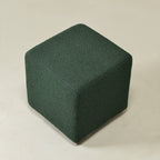 Ida Bouclé Square Ottoman