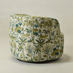 Teratect Exclusive | Ashlie Embroidered Fabric Swivel Chair