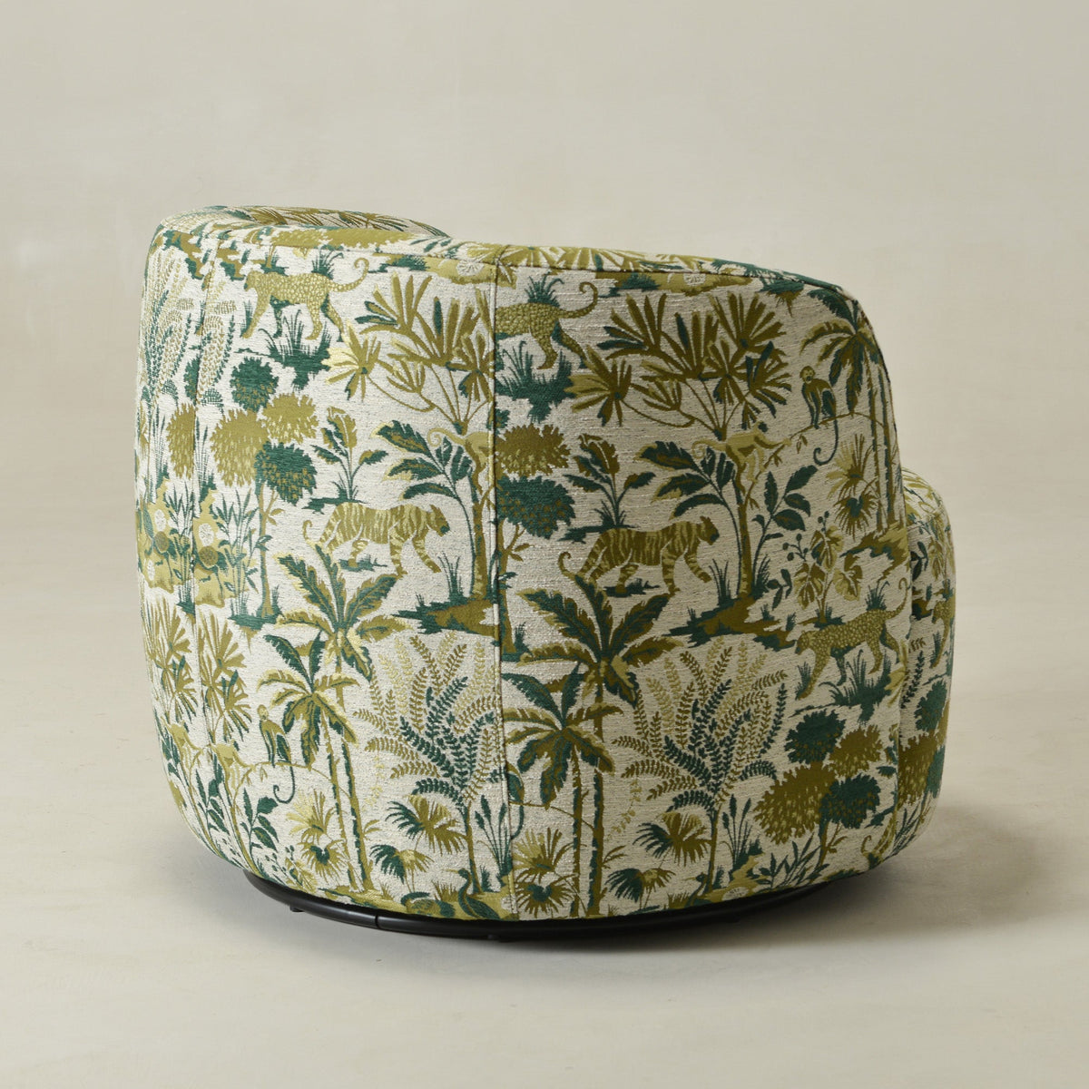 Teratect Exclusive | Ashlie Embroidered Fabric Swivel Chair