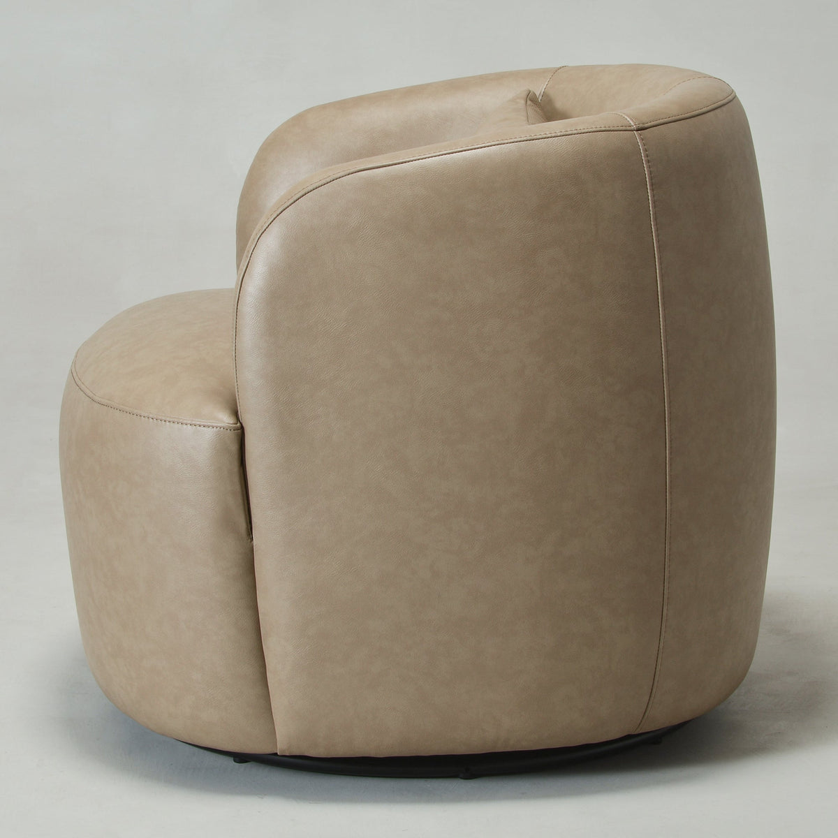 Ashlie Faux Leather Swivel Chair