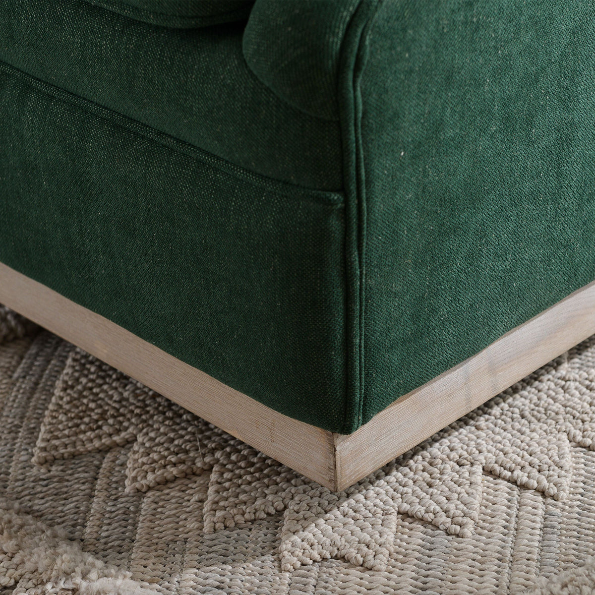 Minerva Linen Swivel Barrel Chair