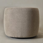 Ashlie Bouclé Swivel Barrel Chair