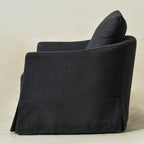 Eliza Slipcover Swivel Barrel Chair