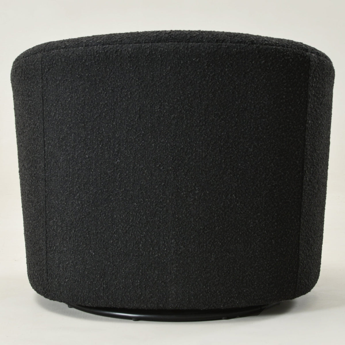 Everitte Bouclé Swivel Barrel Chair