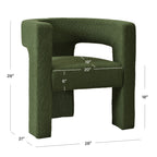Herbert Modern Bouclé Armchair