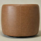 Ashlie Faux Leather Swivel Chair