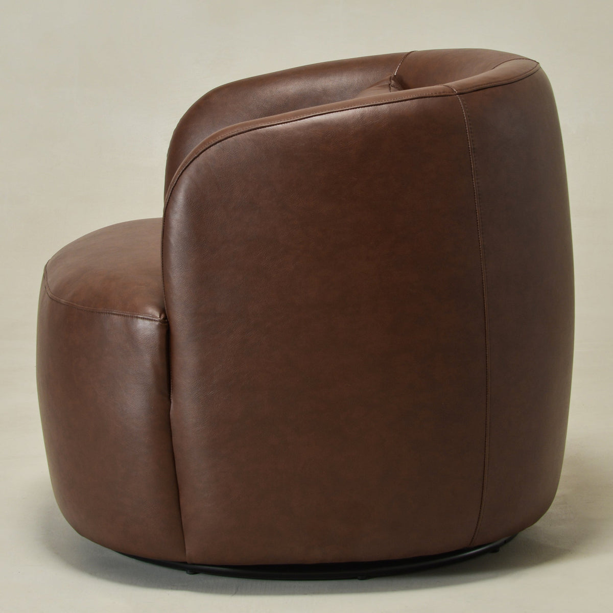 Ashlie Faux Leather Swivel Chair
