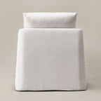 Clara Linen Slipcover Swivel Chair