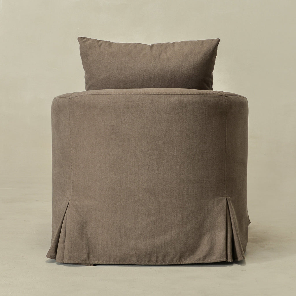 Eliza Slipcover Swivel Barrel Chair