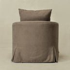 Eliza Slipcover Swivel Barrel Chair