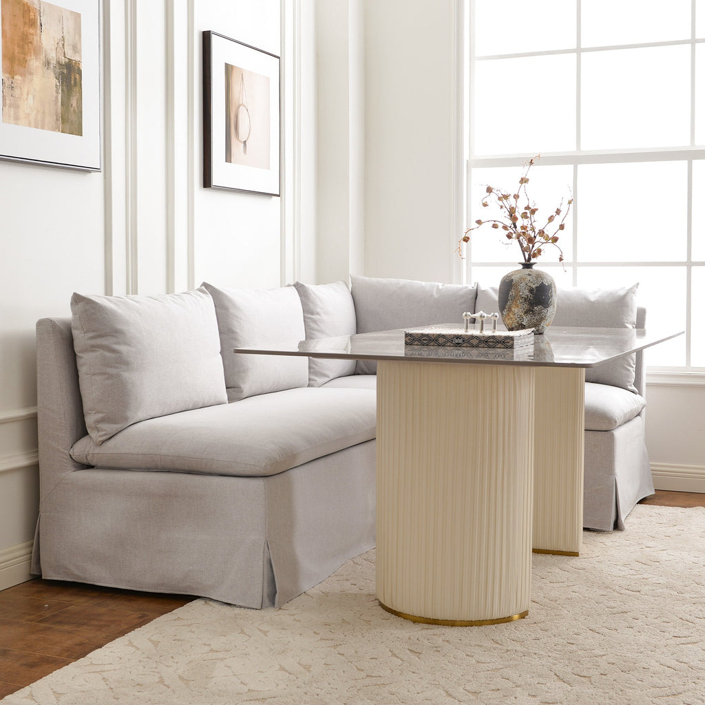 Nelly Slipcover Performance Dining Banquette