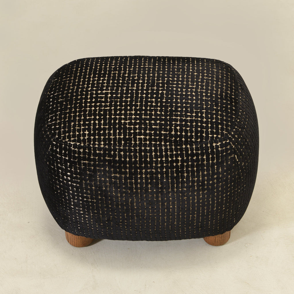 Teratect Exclusive | Elmer Sculpted Jacquard Ottoman