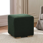 Ida Bouclé Square Ottoman