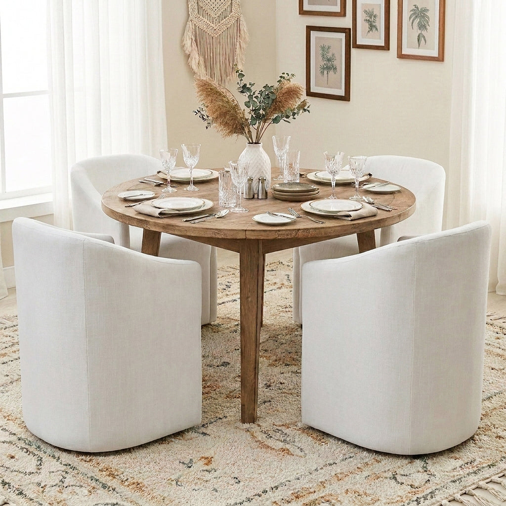 Rafa Performance Linen Dining Chair