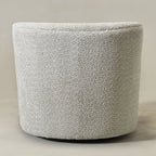 Vestie Chenille Swivel Barrel Chair