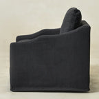 Charles Slipcover Swivel Barrel Chair