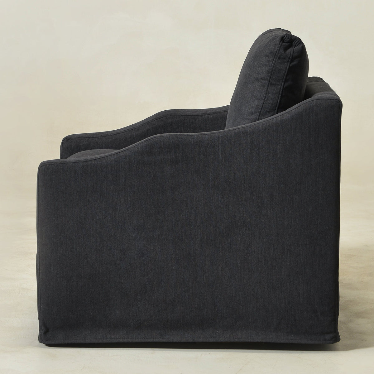 Charles Slipcover Swivel Barrel Chair