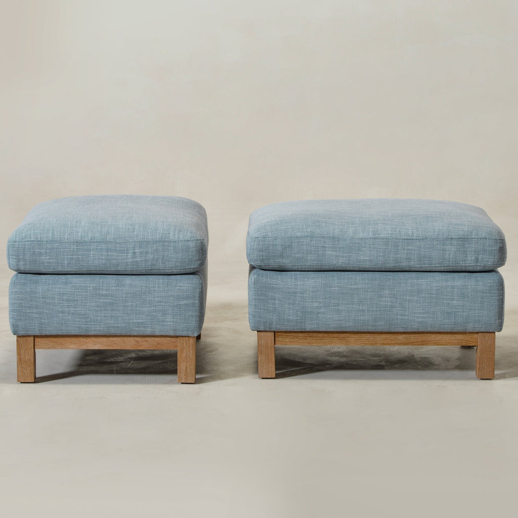 Albert Premium Linen Ottoman