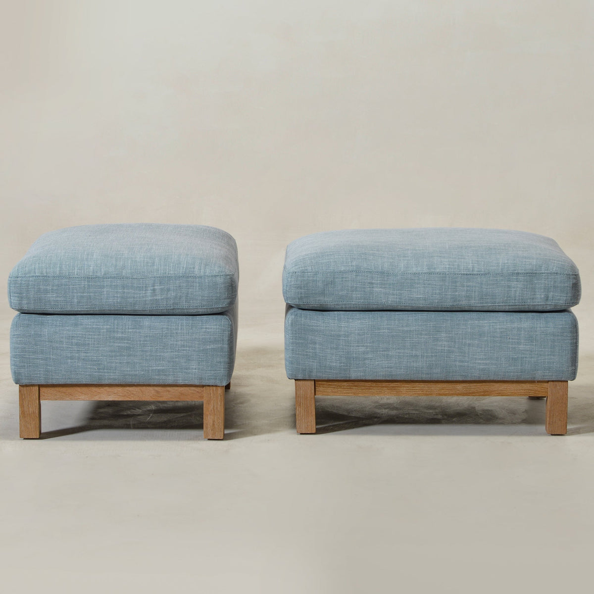 Albert Premium Linen Ottoman