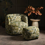 Teratect Exclusive | Elmer Embroidered Fabric Ottoman